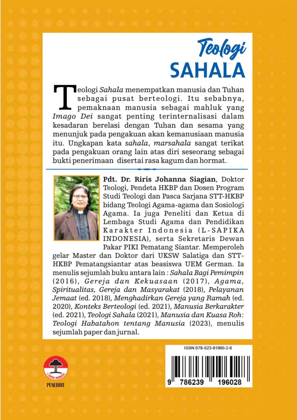 Halaman Terakhir - Teologi Sahala